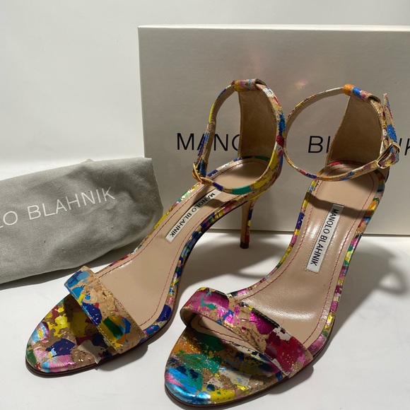 BNIB MANOLO BLAHNIK fun kitten heels - Picture 3 of 12